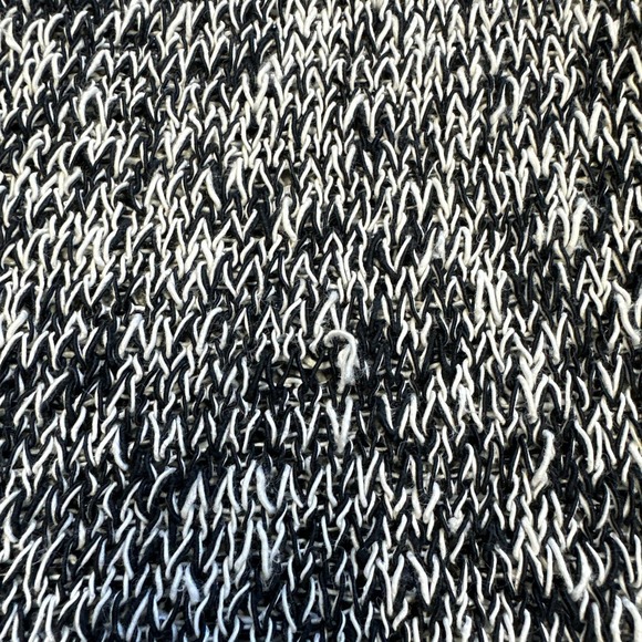 Eileen‎ Fisher Cardigan Vest Large Black White Knit Linen Blend Lagenlook * - Picture 10 of 10